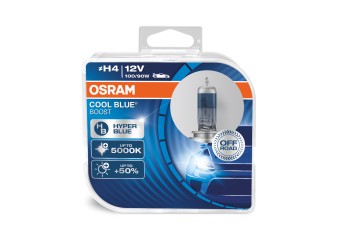 Лампа галоген.H4 12 V 100/90 W CoolBlueBoost EvroBox (к-т) (Osram) фото 1