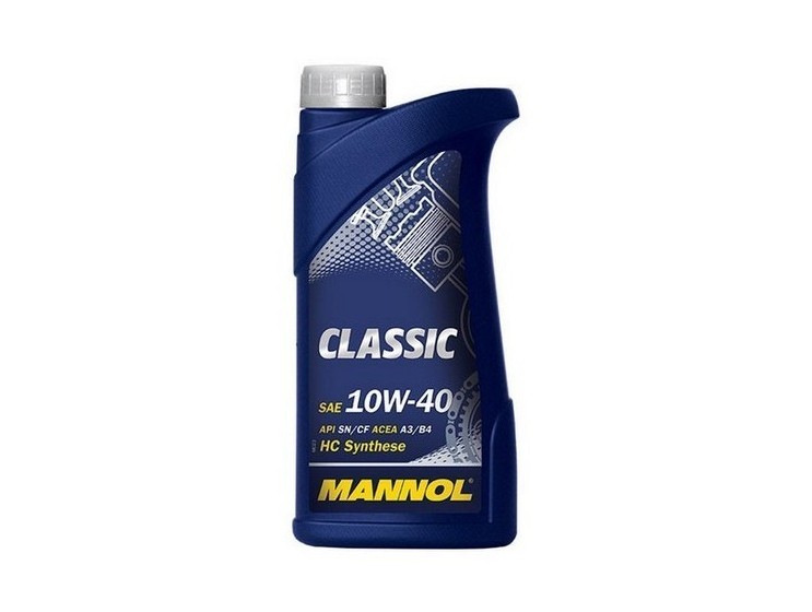 Масло моторное 10W40 п/синт. Classik A3/B4 SN/SM/CF (1л) (Mannol) фото 1