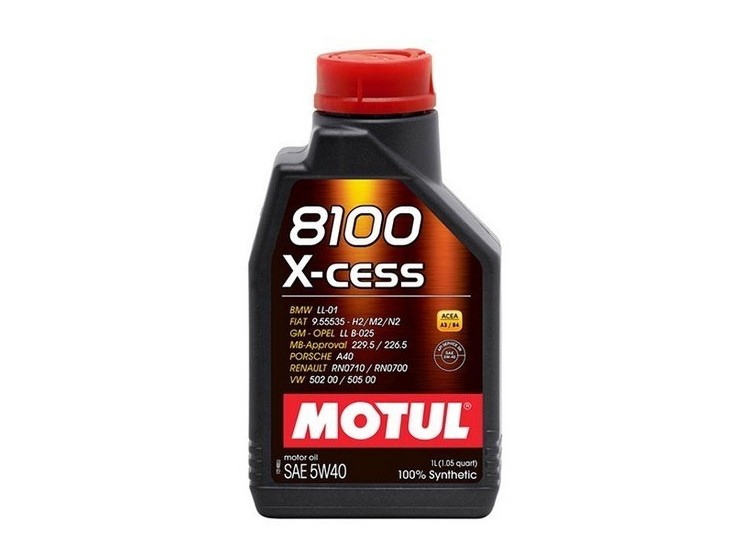 Масло моторное 5W40 синт. 8100 X-cess gen2 A3/B4 SN/CF (1л) (Motul) фото 1