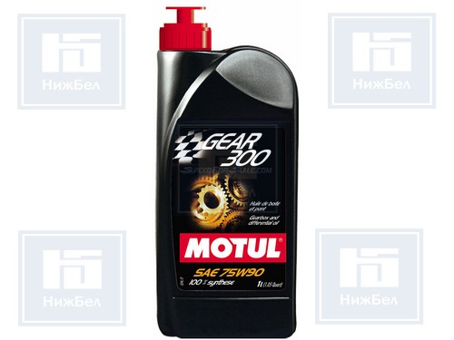 Масло трансмиссионное 75W90 синт. GL-4/5 Gear 300 (1л) (Motul) фото 1