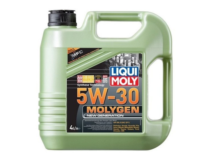 Масло моторное 5W30 синт. Molygen New Generation GF-5 SN/CF (4л) (LIQUI-MOLY) фото 1