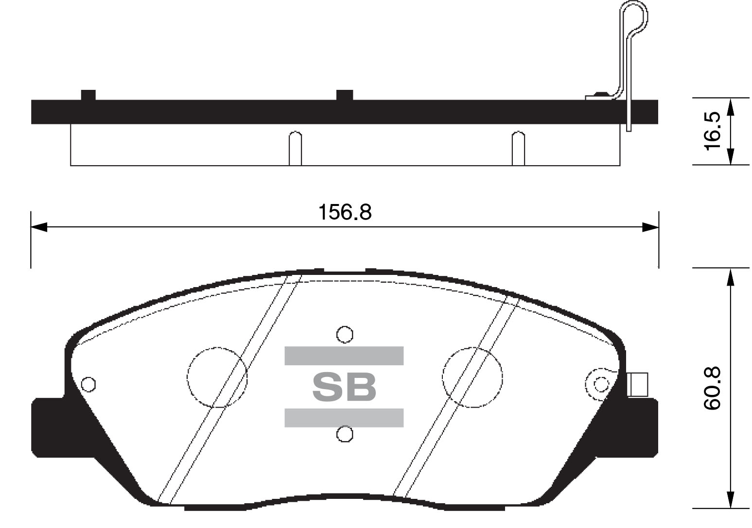 Колодки тормозные HYUNDAI SANTA FE (CM)/(SM) 05-/KIA SORENTO (XM) 09- передние фото 1