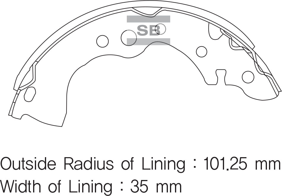 Колодки торм.бар.NISSAN ALMERA CLASSIC/N16 00-/BLUEBIRD 00-05/SUNNY 00-03 фото 1