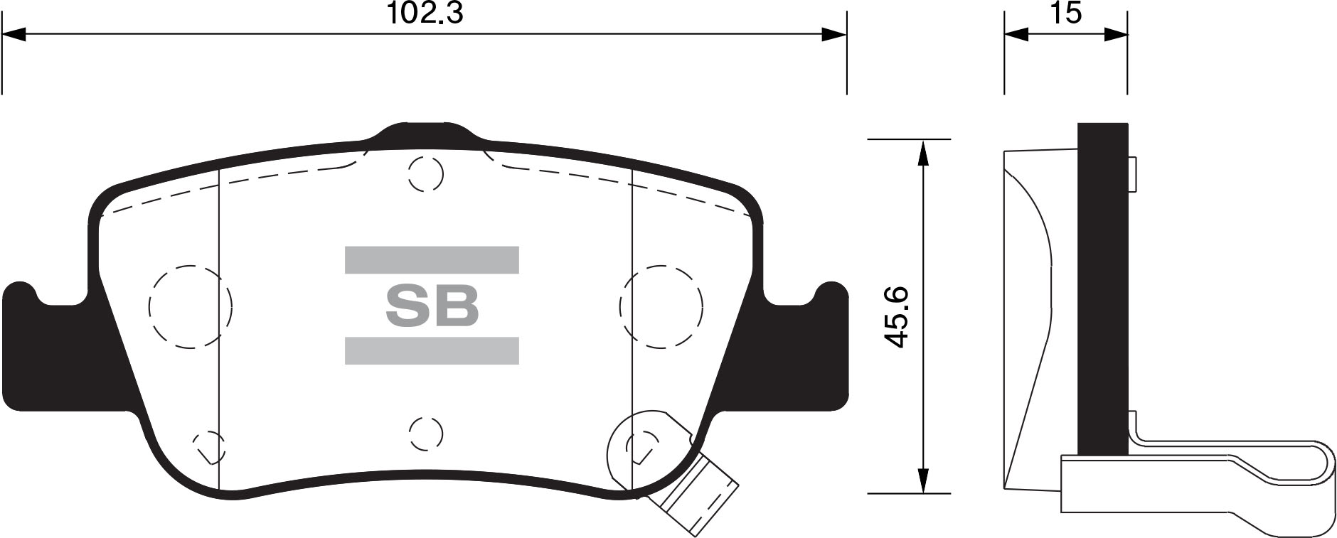 Колодки торм.зад. TOYOTA AURIS 1.33-2.2 07- фото 1