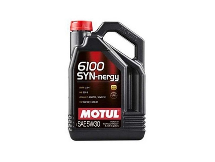 Масло моторное 5W30 синт. 6100 SYN-nergy A3/B4 SL/CF (4л) (Motul) фото 1