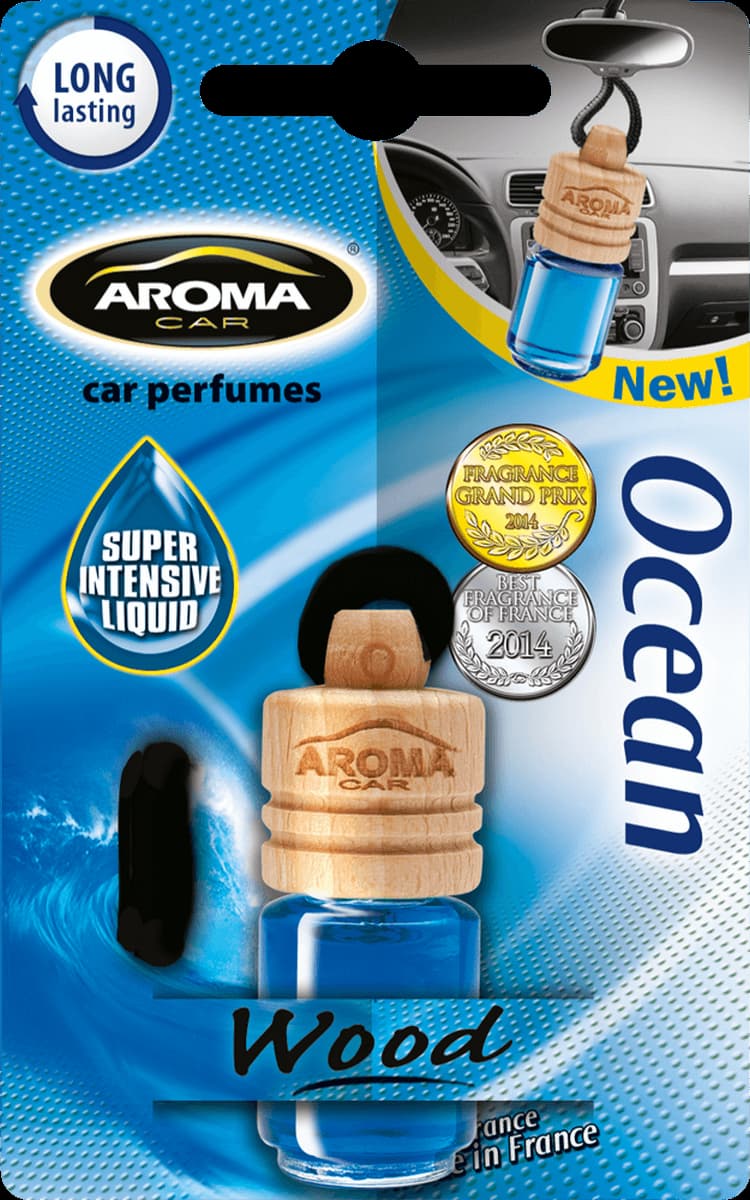 Ароматизатор подвесной (бутылочка) Wood Ocean (Aroma Car) фото 1