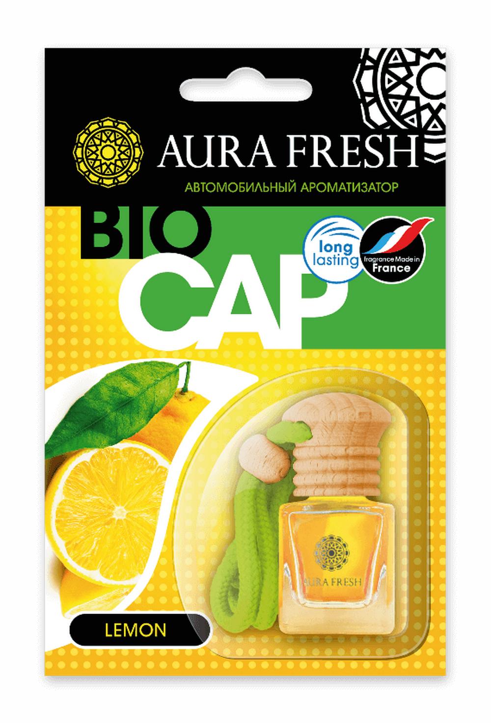 Ароматизатор подвесной (бутылочка) Lemon (Aura Fresh) фото 1