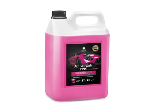 Автошампунь для бесконтактной мойки (6кг) Active Foam Pink (GRASS)