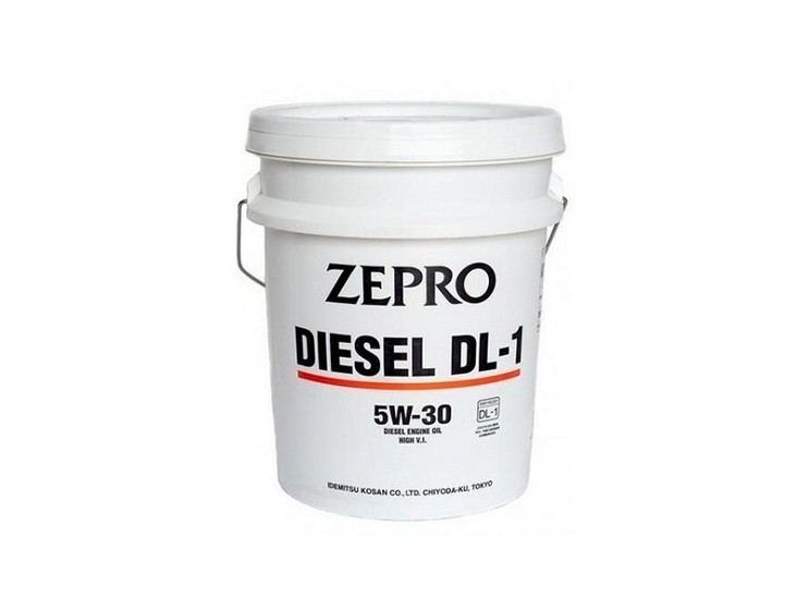 Масло моторное 5W30 п/синт. ZEPRO DIESEL DL-1 ACEA C2-08 (20л) (IDEMITSU) фото 1