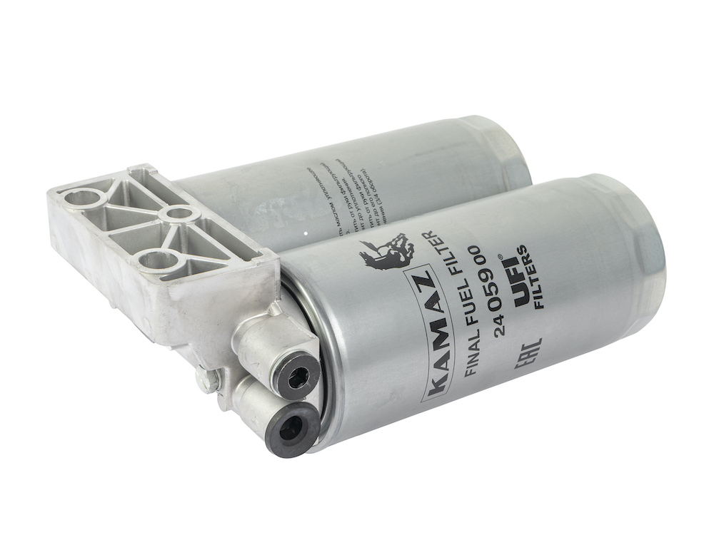 Фильтр топливный КАМАЗ Евро-4,5 (Common-rail) тонк/оч в сб. (UFI Filters)