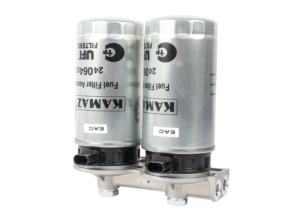 Фильтр топливный КАМАЗ Евро-2,3 тонк/оч в сб. (UFI Filters)