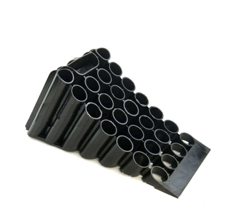 Упор противооткатный КАМАЗ, п/приц (пластик черн.) (Элемент) фото 1