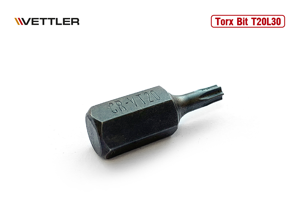 Бита вставка TORX T20 3/8&quot; 30мм VETTLER фото 1