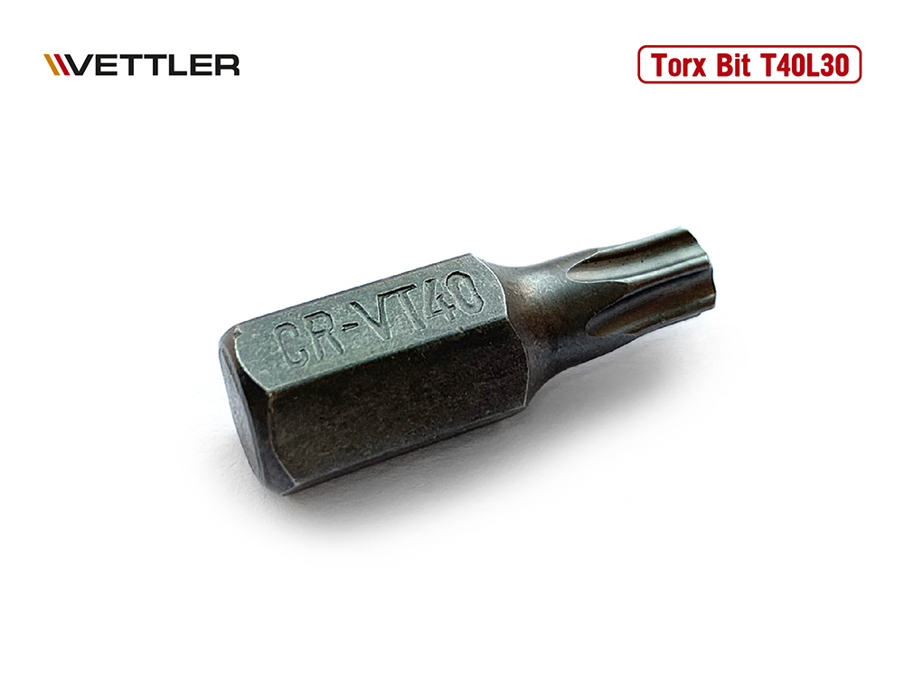 Бита вставка TORX T40 3/8&quot; 30мм VETTLER фото 1