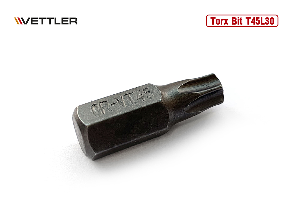 Бита вставка TORX T45 3/8&quot; 30мм VETTLER фото 1