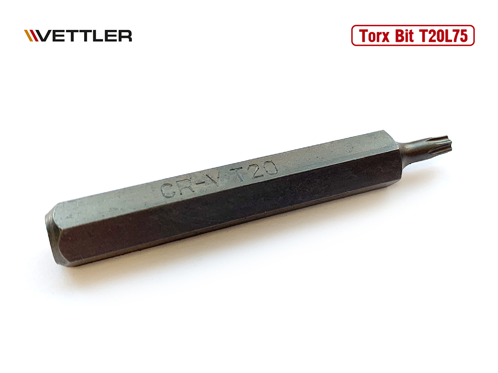 Бита вставка TORX T20 3/8&quot; 75мм VETTLER фото 1