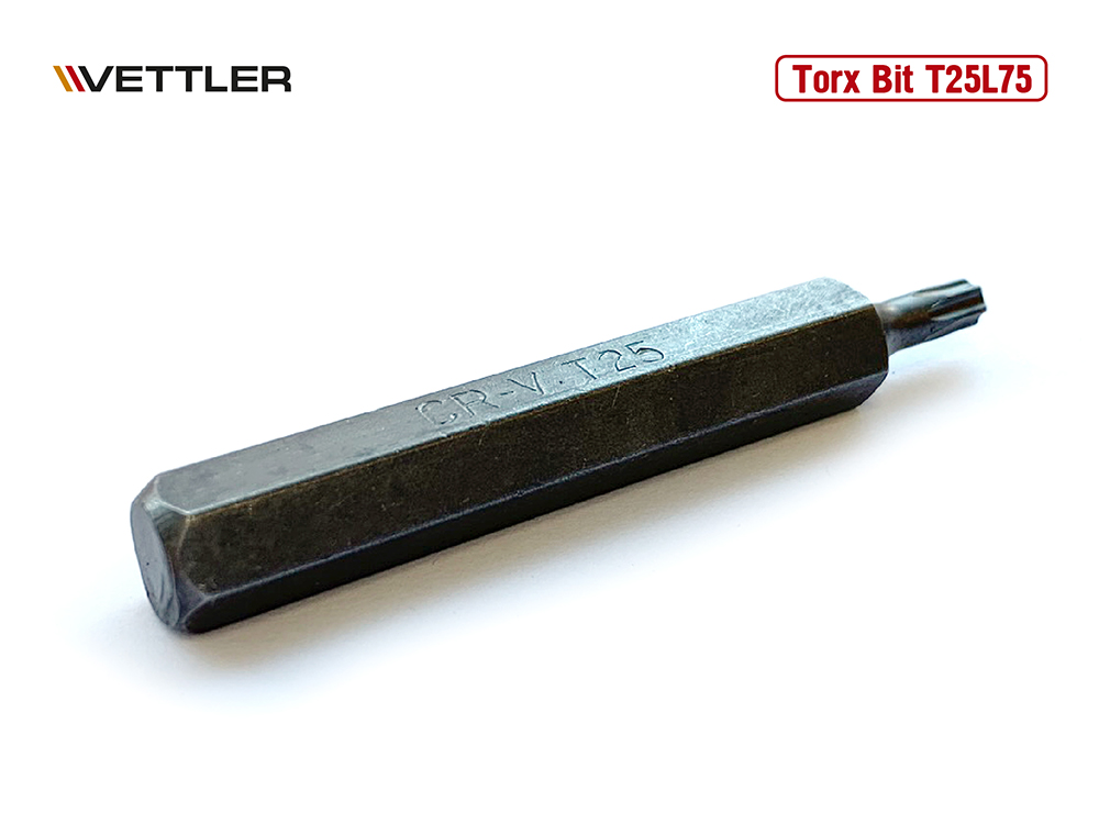 Бита вставка TORX T25 3/8&quot; 75мм VETTLER фото 1