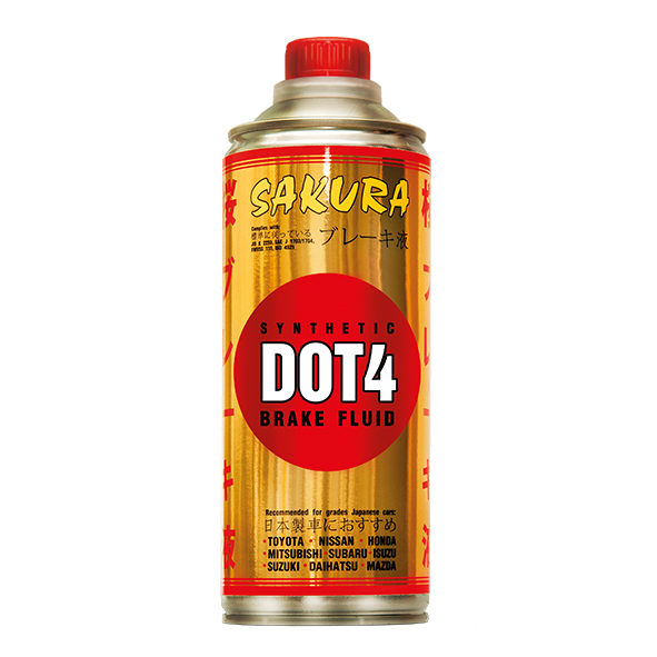 Жидкость тормозная ДОТ-4 (455г) (SAKURA)