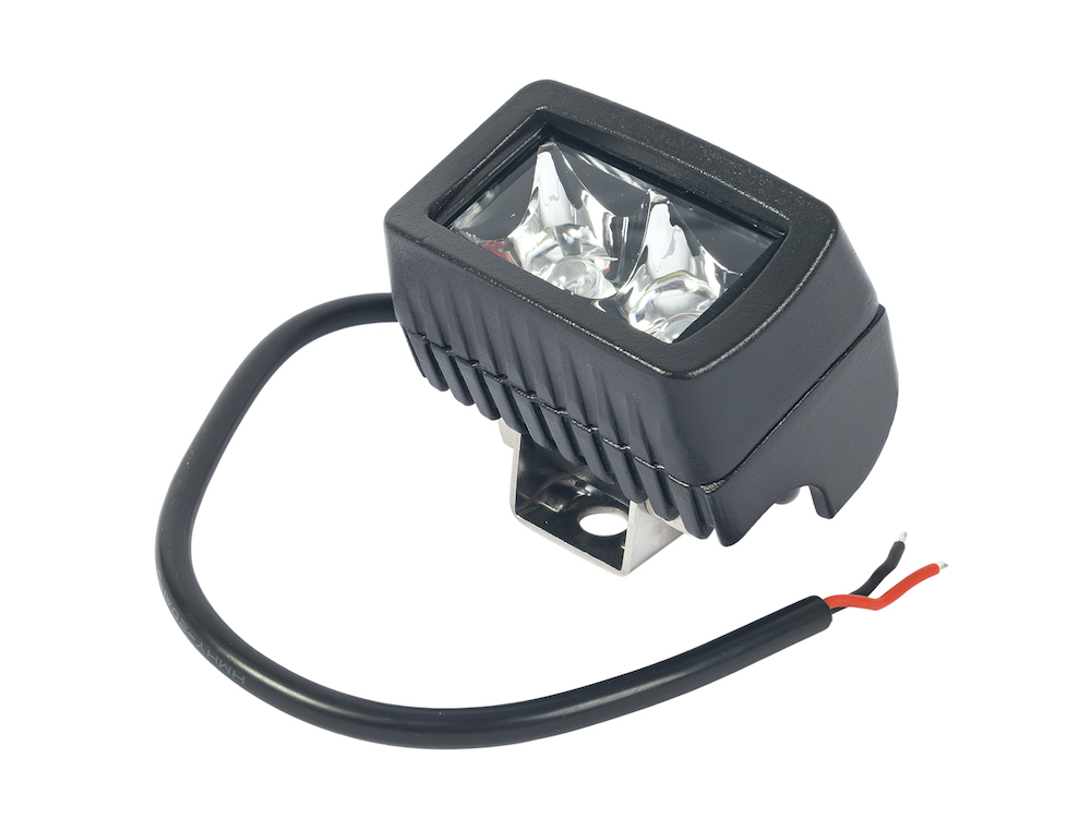 Фара светодиодная WL-420 (кв. мет. корп., 2 LED, 20W) фото 1