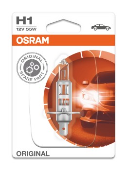 Лампа галоген.H1 12 V 55 W (P14.5s) (блистер 1 шт.) (Osram) фото 1