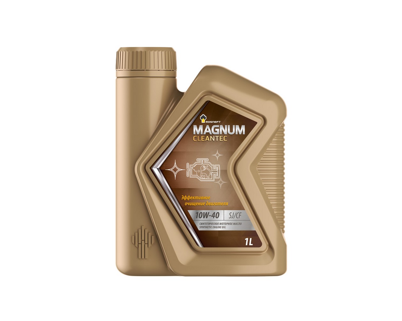 Масло моторное 10w40 синт. Magnum Cleantec SJ/CF (1л) (Роснефть) фото 1