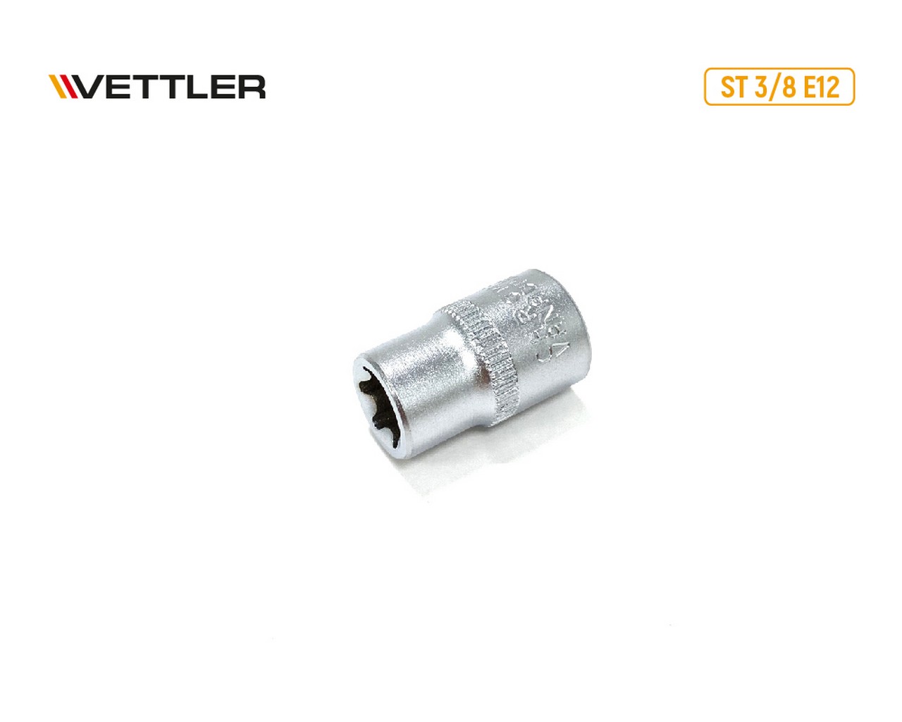 Головка TORX 3/8&quot;DR E12 VETTLER фото 1