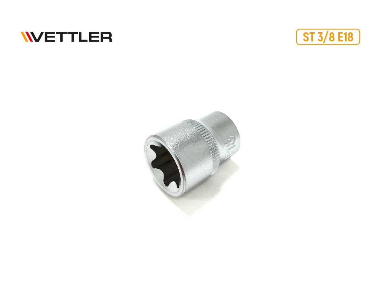 Головка TORX 3/8&quot;DR E18 VETTLER фото 1