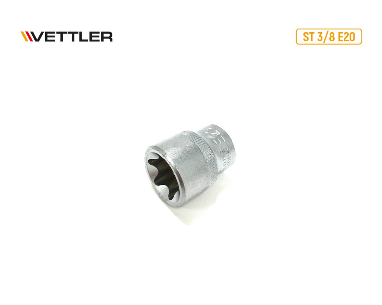 Головка TORX 3/8&quot;DR E20 VETTLER фото 1