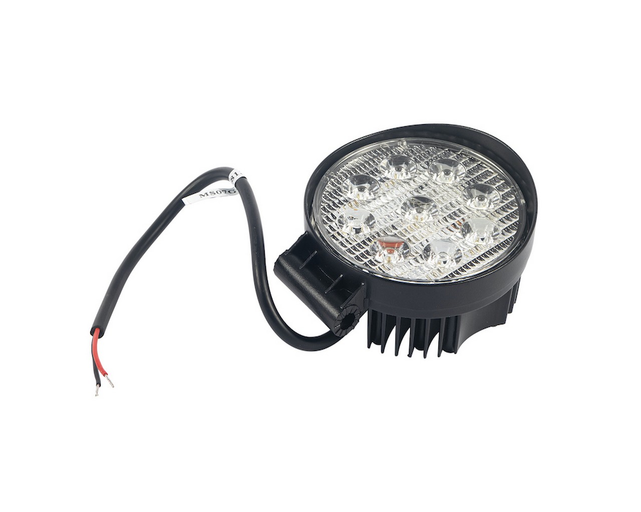 Фара светодиодная MK2009 (рабочий свет,кругл. мет. корп. 9 LED, 27W) WHITE (МАЯК) фото 1